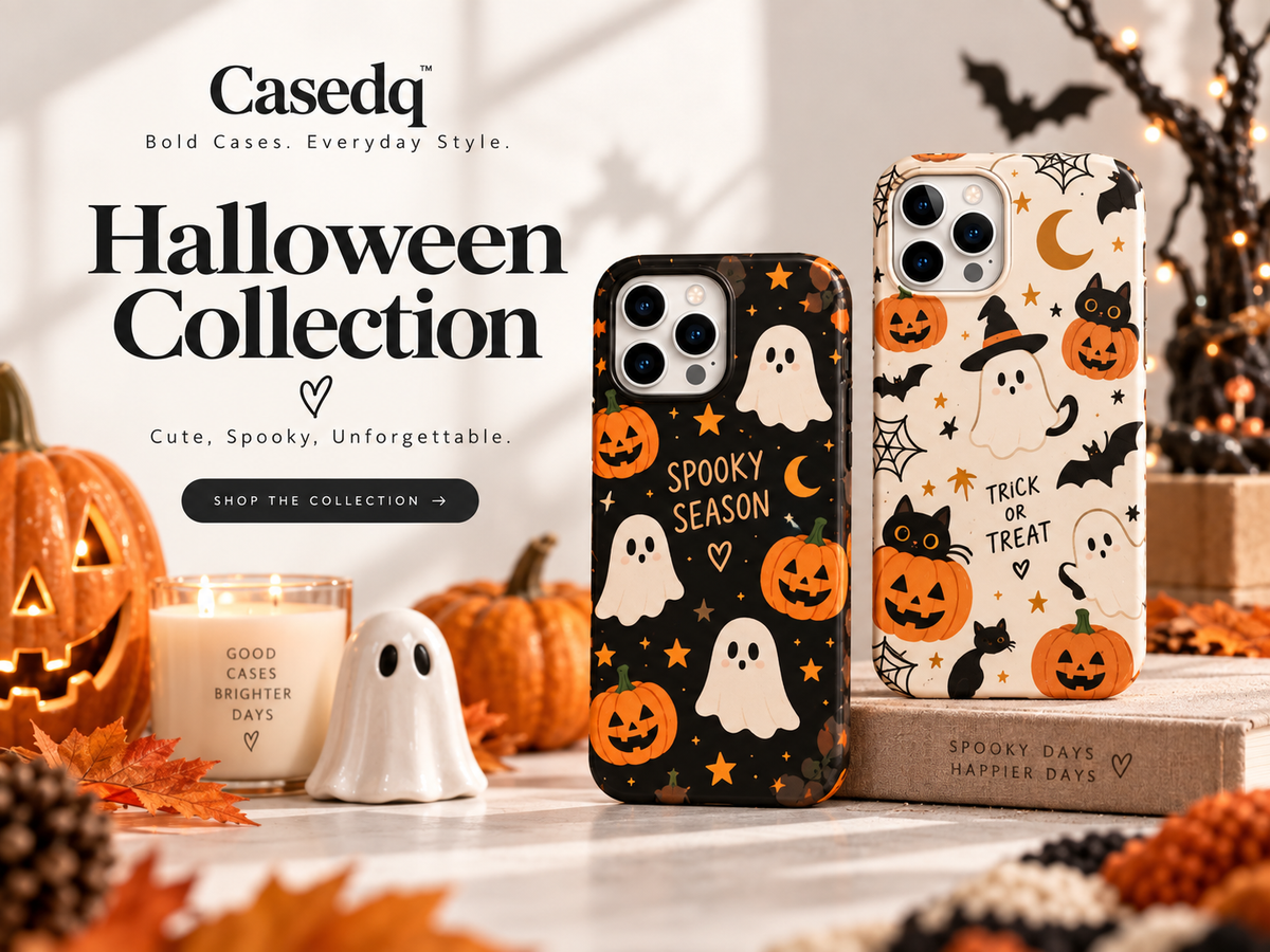 Casedq Fall and Halloween phone case collection