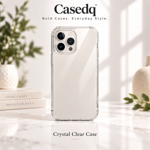 Crystal Clear transparent phone case by Casedq