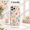 Pastel Bloom floral phone case by Casedq
